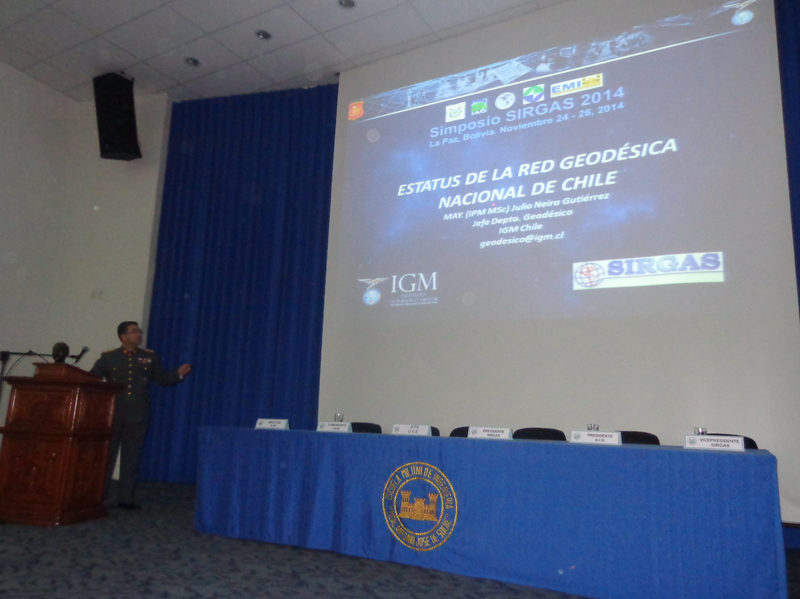 PERSONAL DEL IGM EXPONE EN ACTIVIDAD INTERNACIONAL DE GEODESIA