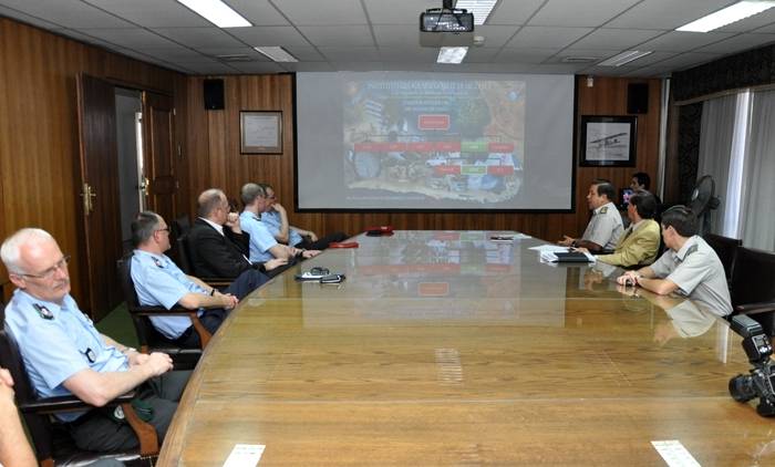 VISITA DE DELEGACIÓN DE LAS FUERZAS ARMADAS Y DE GOBIERNO DE ALEMANIA