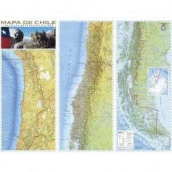 Mapa de Chile Escala...