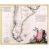 Mapa Antiguo Carte du Chili Méridional