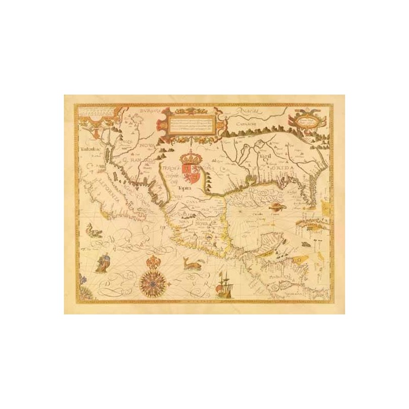Mapa Antiguo Estados Unidos