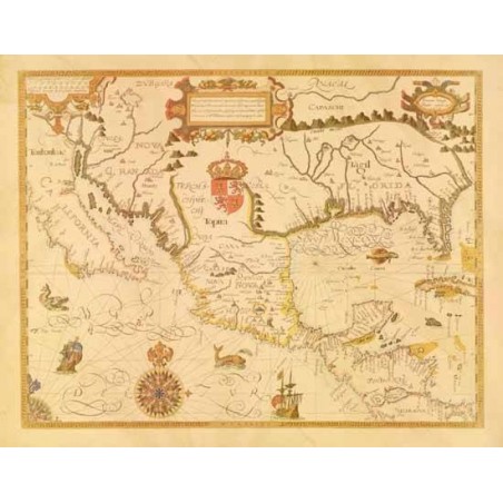 Mapa Antiguo Estados Unidos