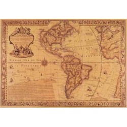 Mapa Antiguo L´ Amerique...