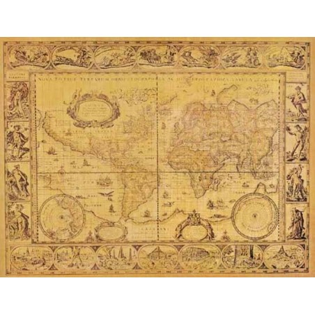 Mapa Antiguo Nova Totius Terrarum Orbis Geographica Ac Hydrographica Tabula