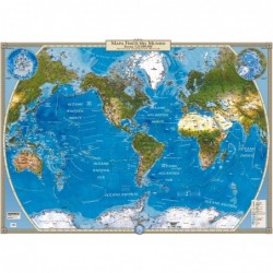 Mapa físico del mundo...