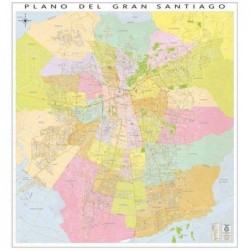 Plano del Gran Santiago