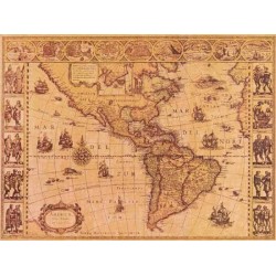 Mapa Antiguo America Nova...