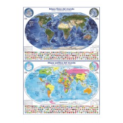 Mapa político a gran escala del mundo - 1992, Mundo