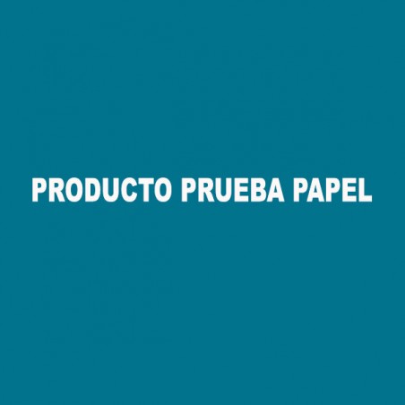 Producto prueba papel tubo